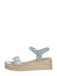 Tamaris Sandalen Touwzool Sandalen Touwzool - Licht blauw - Maat 42