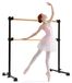 Barre de ballet Barre de ballet double Autoportante 15 à 122 cm Avec pieds antidérapants