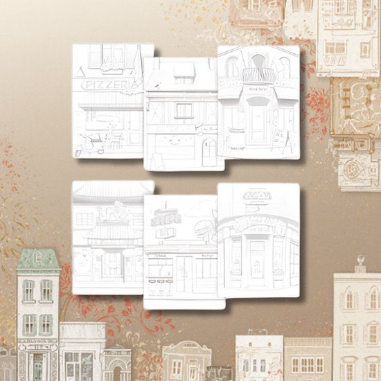 Clairefontaine Odelia Multi-Technique Kleurblok A4 20 Vellen