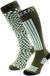 Poederbaas Skisokken Senior (2-pack) - Unisex - Kniehoogte - Olijfgroen/Lichtblauw/Zwart - Schoenmaat 43-46