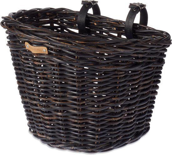 Basil Darcy L Fietsmand - Voor - Rotan - Zwart Melee - 35L