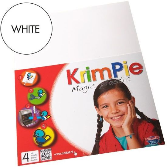 Collall Krimpie - Magic Plastic - Wit - Maak je eigen Sieraden