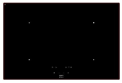 Novy 1755 Inductiekookplaat - Zwart - 4 Zones - Ingebouwd