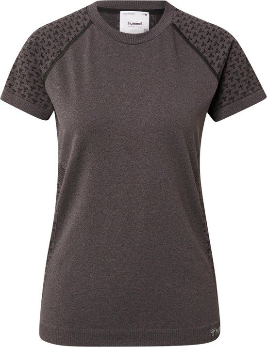 Hummel Hmlci Seamless T-Shirt - Black Melange - Women's L
