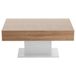 VidaXL Salontafel Wit Antiek Eiken 100x65x46 cm
