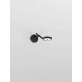 Rotaliana String W0 Applique murale, DTW, mat/noir/orange