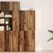 vidaXL Highboard Oudhout 70 x 42,5 x 185 cm