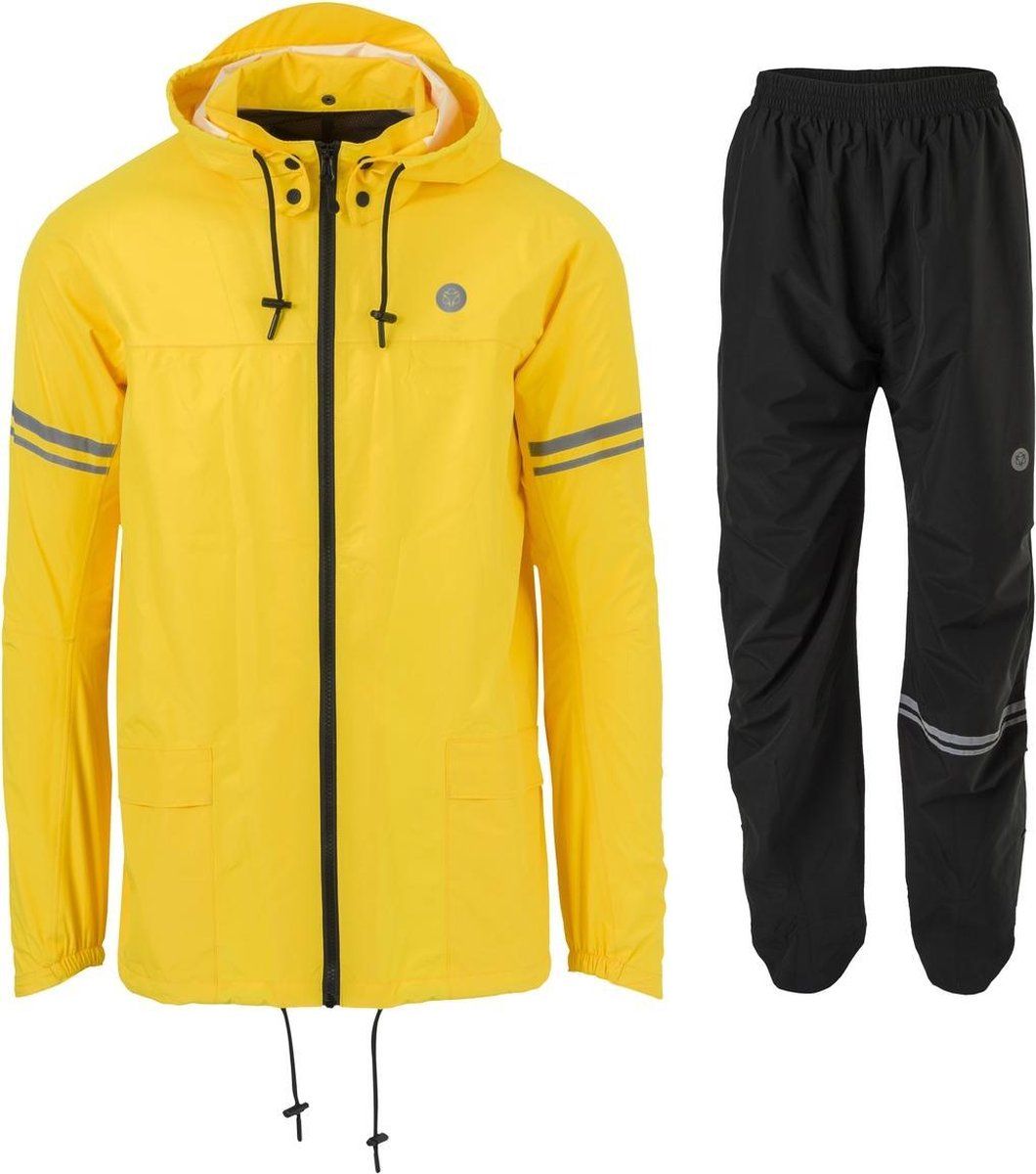 AGU Original Regenpak Essential - Geel/Zwart - L - 8717565658226