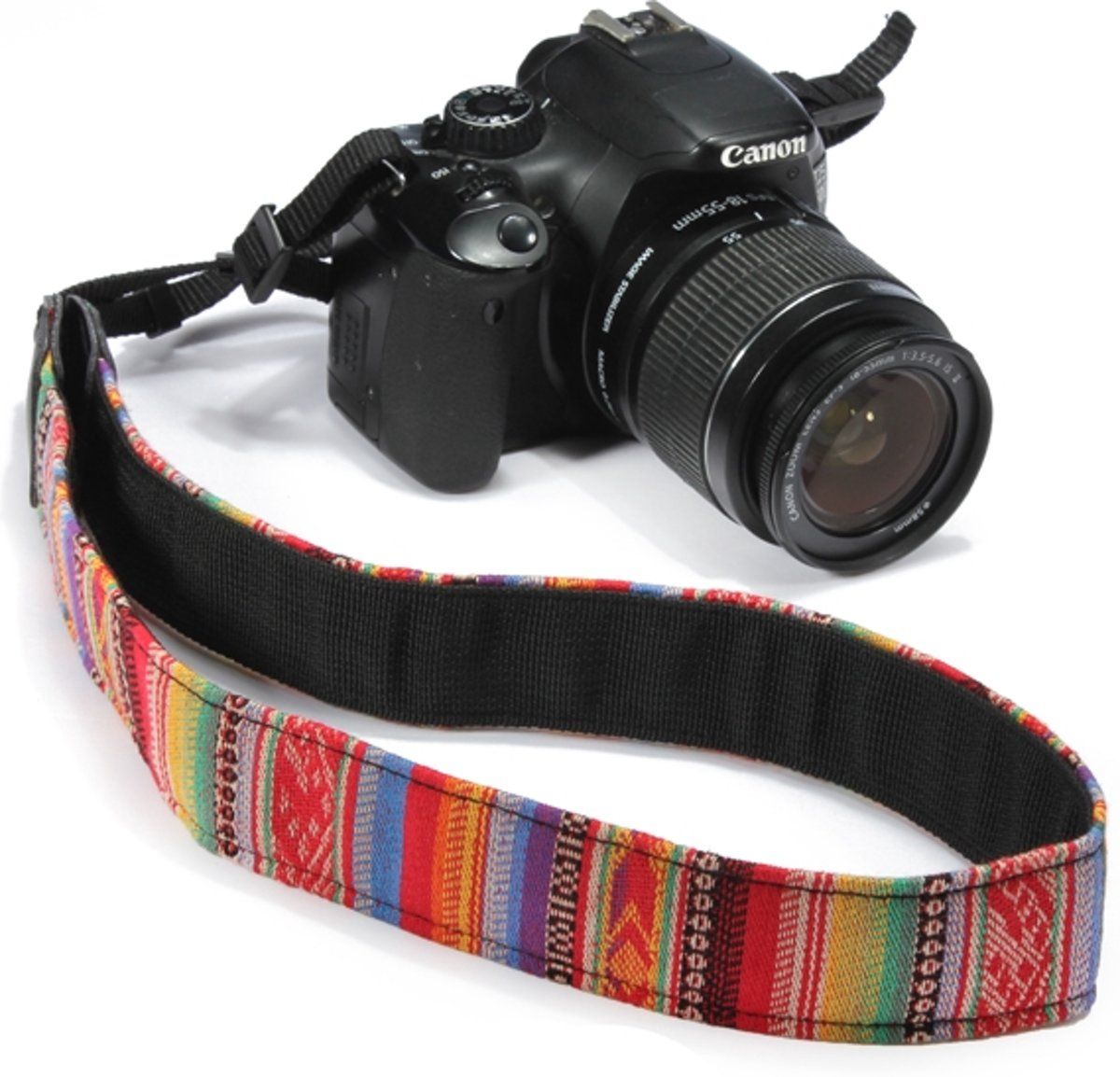 Vintage Camera Neck Strap - Red - Compatible with DSLR Cameras