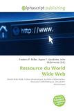 Ressource OmniScriptum Ressource du World Wide Web Paperback