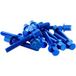 STR8 jeu de boulons de carter Piaggio aluminium bleu