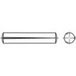 TOOLCRAFT TO-5378613 Gekerfde conische pen 2 mm RVS A1 100 stuk(s)