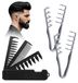 3-delige Kamset pour Hommes - 3-en-1 Peigne Pliant et Peignes Texturisants