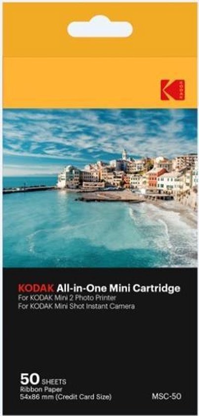 Kodak Mini Printer 2 & Minishot Paper 50 Pack