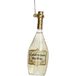 HD Collection Ornament kerstbal Champagnefles Glas Helder 14 cm