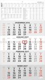 4-Monatskalender Neumann Verlage 4-Monatskalender rot 2027