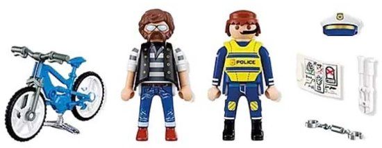 Playmobil 72076, Politieagent en crimineel, Actie/avontuur, 4 jaar, Meerkleurig, Kunststof