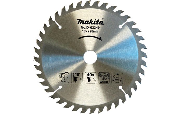 Makita D-03349 Cirkelzaagbladen - 1 stuk