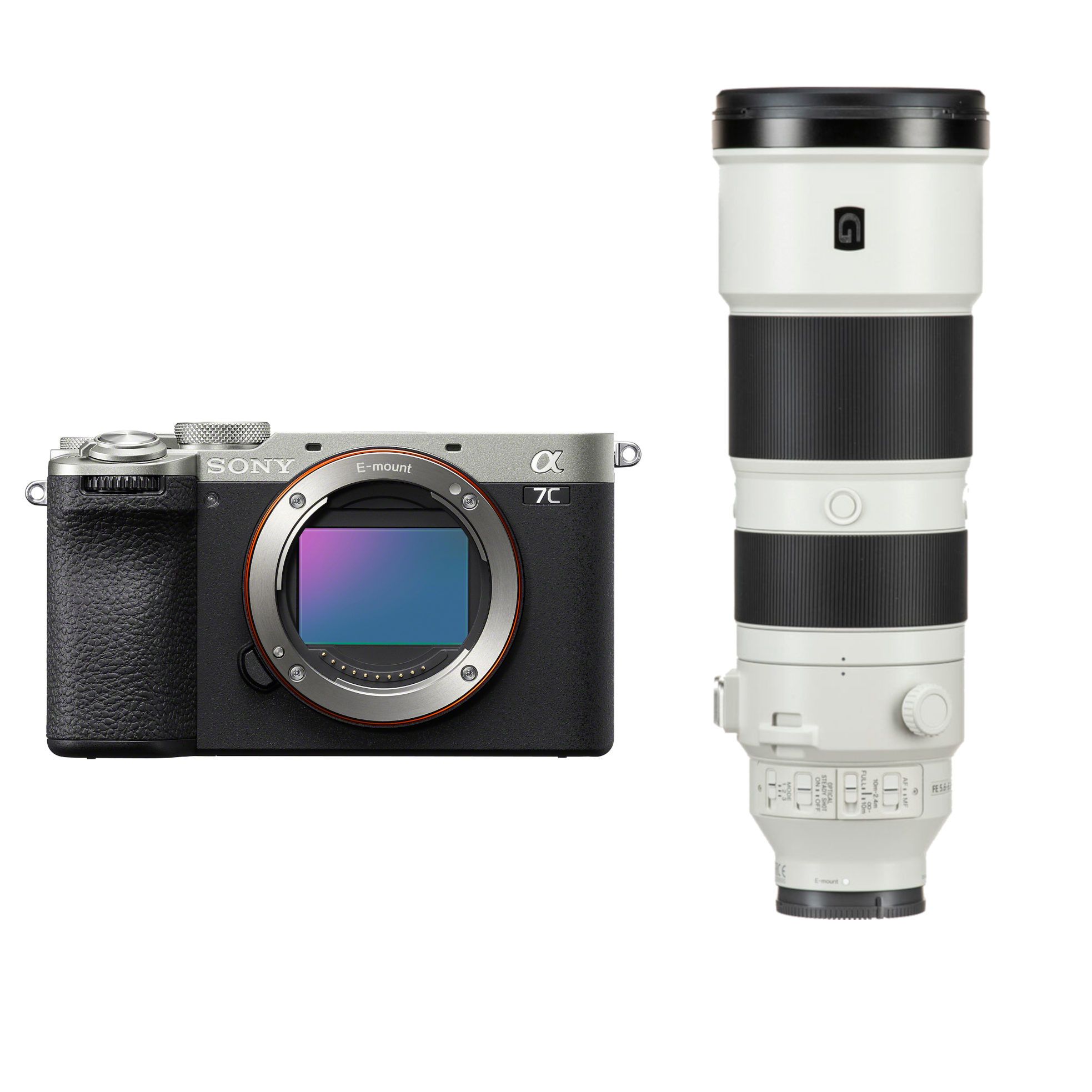 Sony A7C II systeemcamera Zilver + 200-600mm f/5.6-6.3 G