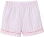 Vertbaudet Pyjamashort met korte mouwen, gestreept, lila, 100% katoen, maat 86