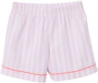 Vertbaudet Pyjamashort met korte mouwen, gestreept, lila, 100% katoen, maat 86