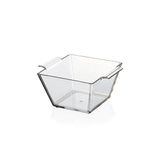 Lacor - Degustare transparante mand, BPA-vrij, set van 6 stuks, herbruikbaar en onbreekbaar, vaatwasmachinebestendig, servies voor catering en feesten, melamine, 140 ml
