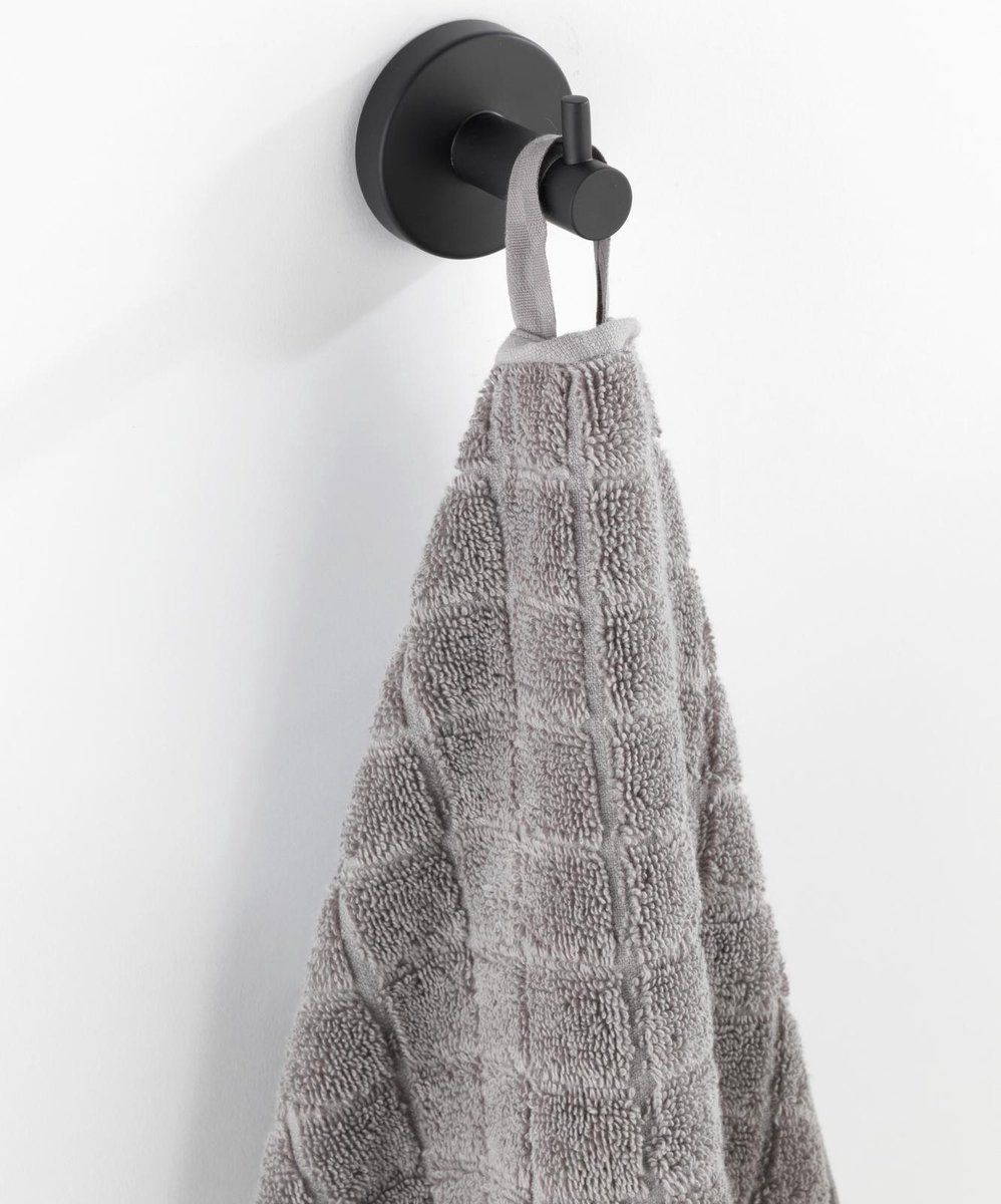 WENKO Wandhaak Uno Bosio 5,5 Cm Rvs Matzwart