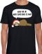 Bellatio Decorations Luiaard Kerstshirt / Kerst t-shirt Wake me up when christmas is over zwart voor heren - Kerstkleding / Christmas outfit XL