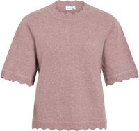 Vila Pull Vinikolina O-neck 2/4 Knit Top - Nostalgia Rose/melange Femme XXL