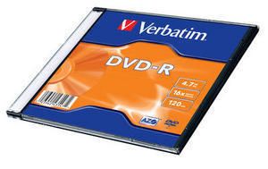 Verbatim DVD-R Matt Silver - 43547