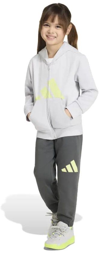 Adidas Essentials Trainingspak Wit, Grijs 4-5 Years Kinderen