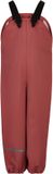 Celavi Basic regenbroek met bretels voor kinderen - Recycled PU - Dusty Ceder - maat 90 (2 Years)