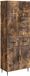 vidaXL Armoire - Set - 2 - pièces - Fumée - chêne - Bois - travaillé