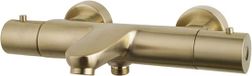 Wiesbaden Caral Thermostatische Badmengkraan 15 cm - Geborsteld Messing