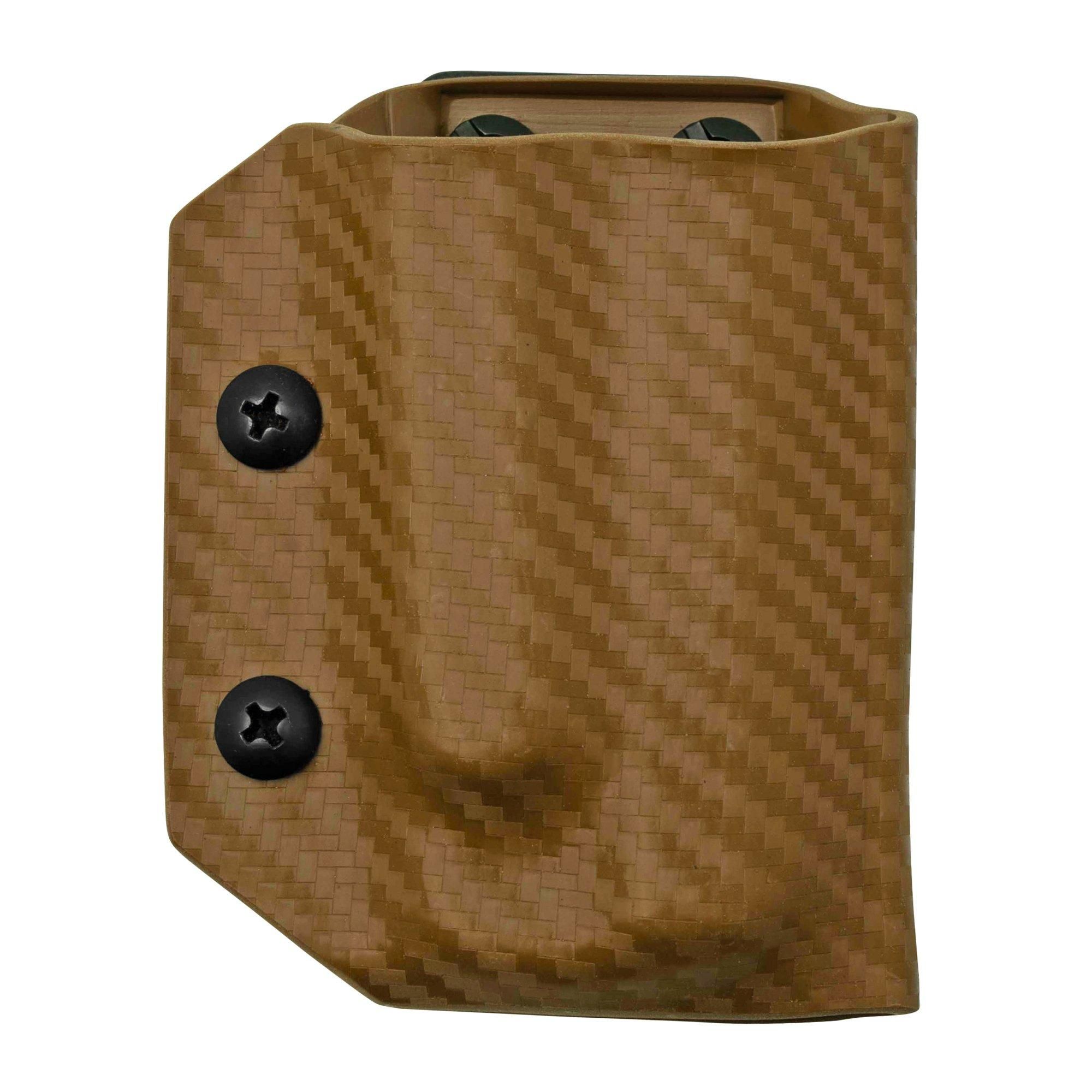 Clip And Carry Kydex Sheath for Gerber Suspension NXT - Carbon Fiber Brown