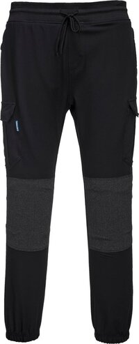 Portwest KX3 Flexi Werkbroek Slim Fit - Zwart - Maat XL