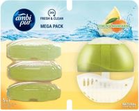 Ambi Pur Toiletblok Lemon & Mandarin Mega Pack 4x55ml
