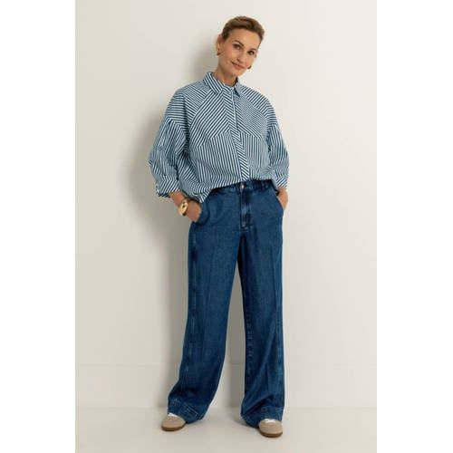 Claudia Sträter CLAUDIA BY CLAUDIA STRÄTER wide leg jeans dark blue denim