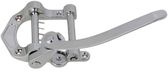 Stroom Commerce B.V. 224 x 985 mm alliage de zinc argenté unité de trémolo pour guitare électrique grand chevalet pour droitier