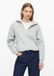 s.Oliver Zacht sweatshirtjack in oversized model grijs gemêleerd katoen 40