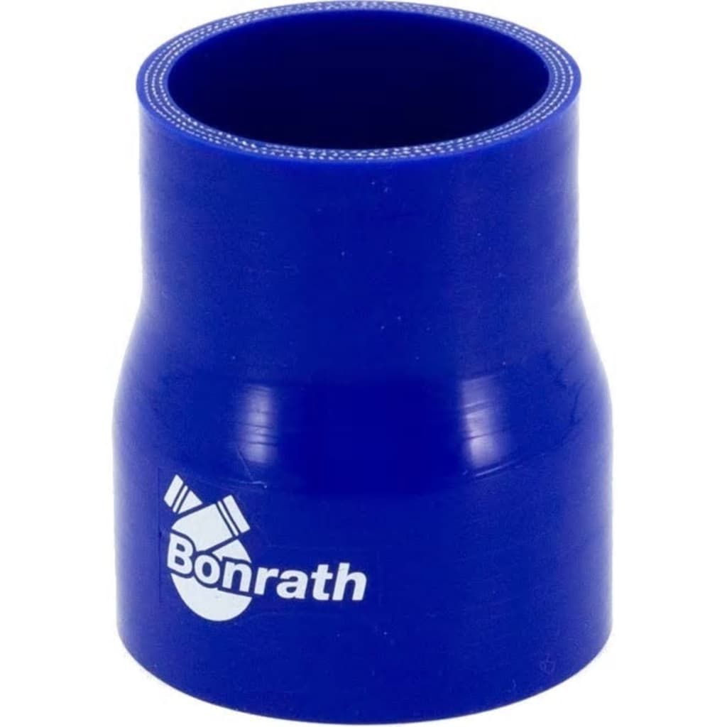 Bonrath siliconen slang Ã˜55/60 mm 76 mm recht blauw