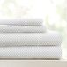 Linen Market Beddengoedset voor queensize bed, 4-delig, gestippeld grijs