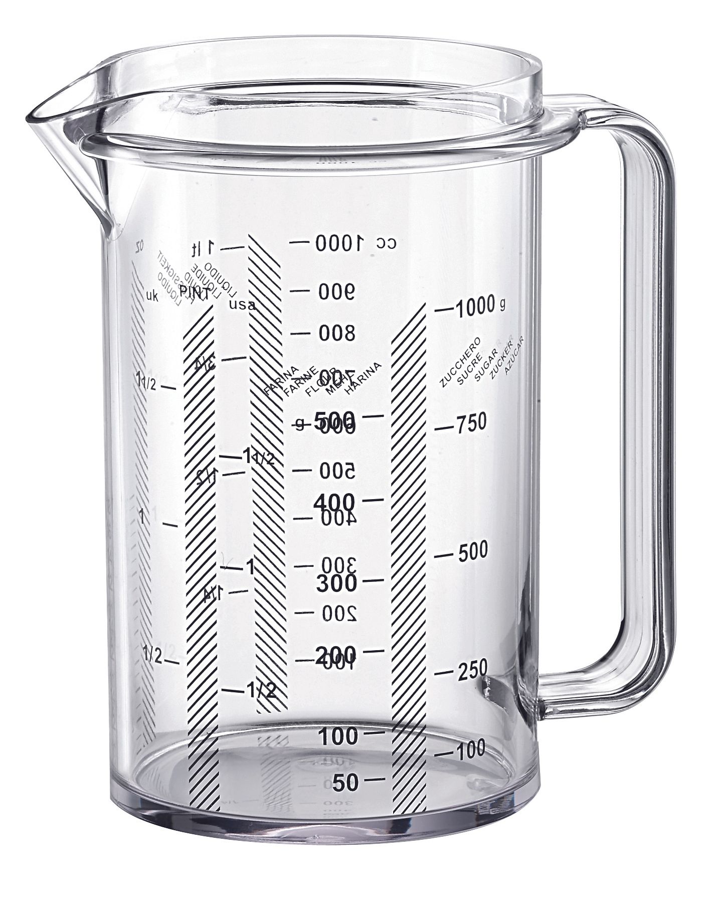 Guzzini 01320100 - Transparante Karaf - Kunststof - 19 cm