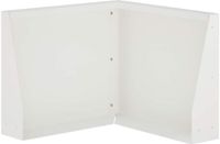 vidaXL Keermuur - 50 x 50 x 50 cm - Staal - Wit
