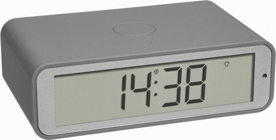 TFA Dostmann Twist - Digital Alarm Clock - Radio Controlled - Grey