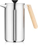 Bodum French Press Koffiezetapparaat 8 Kopjes 1L Chroom/Zwart