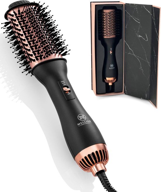 Mellian 4-in-1 - Föhnborstel - Keramisch Titanium Airstyler - VolumAir Magic Brush - Stijlborstel