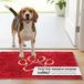 Dog Gone Smart Dirty Dog microvezel deurmat, super absorberend, machinewasbaar met antislip achterkant, medium, kastanjebruin