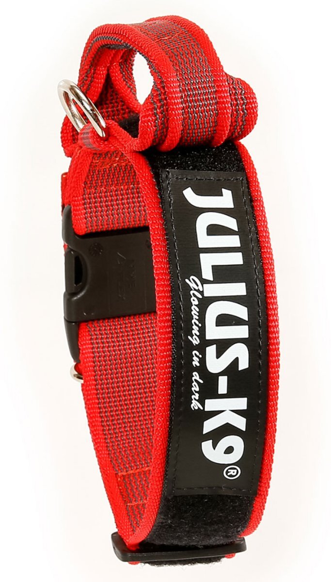 JULIUS K9 Halsband 40 mm 38-53 cm rood 100HA-K-R-2015 rood