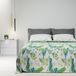 Housse de couette en coton avec motif tropical, pour lit double